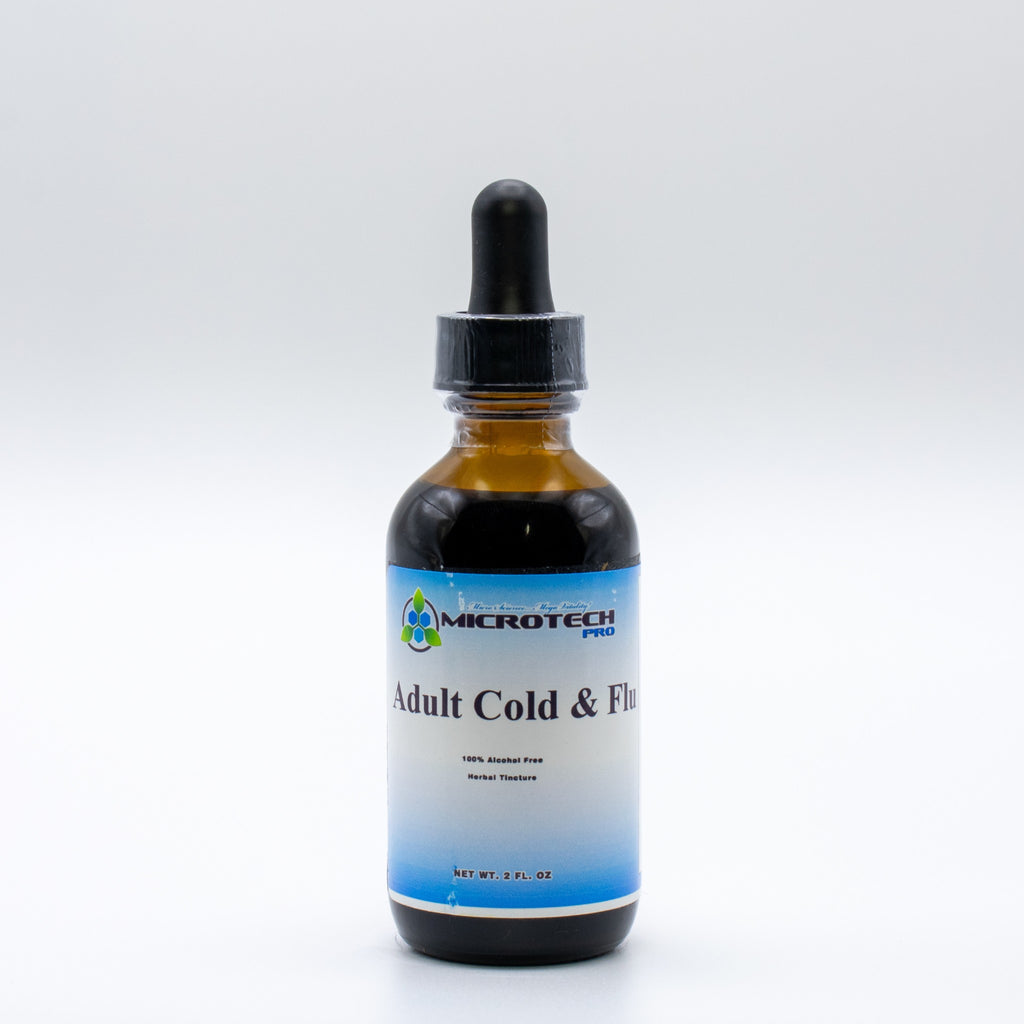 Adult Cold & Flu herbal immune support tincture for seasonal wellness and respiratory health