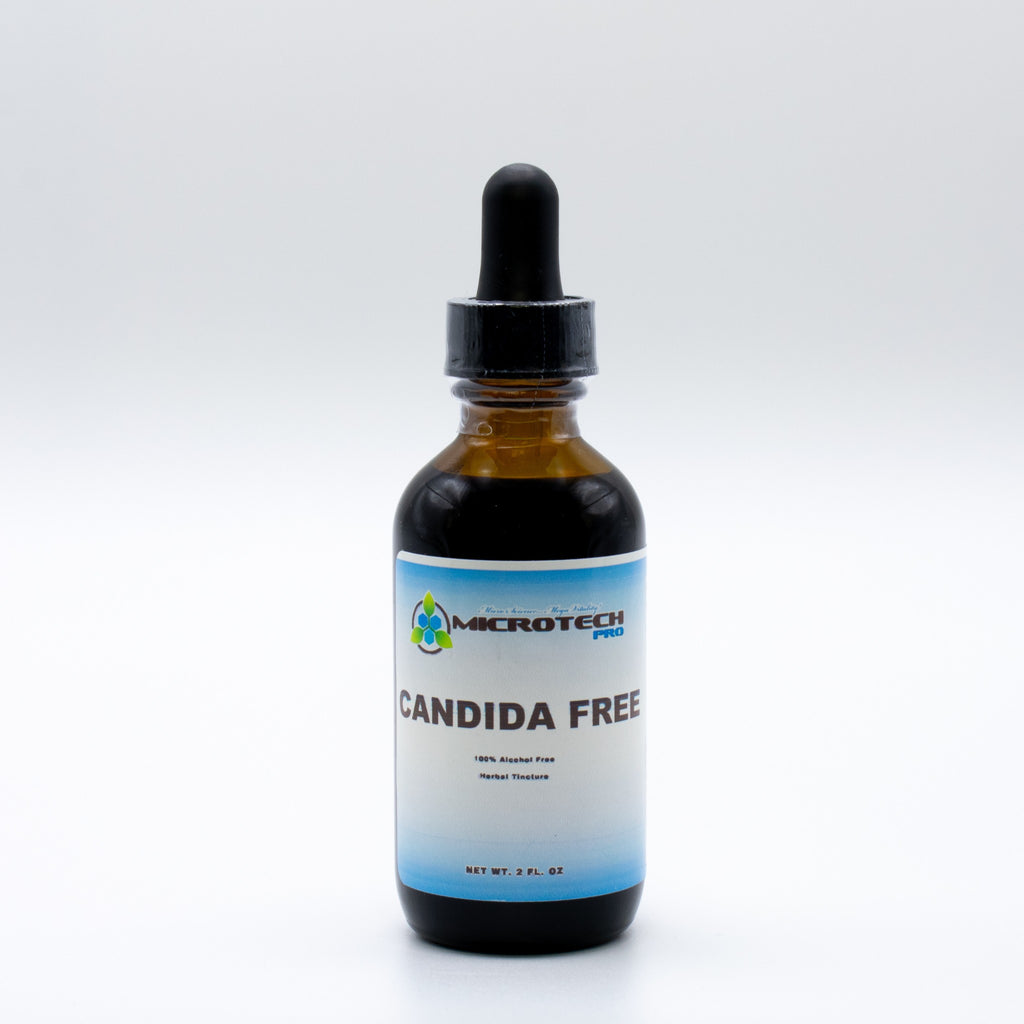 Candida Free alcohol-free herbal tincture for yeast and microbial balance support