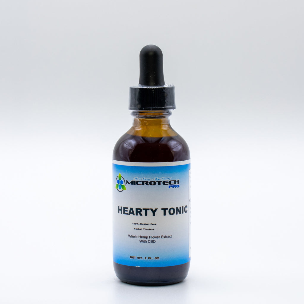 Hearty Tonic liquid circulation and cardiovascular support supplement front bottle
