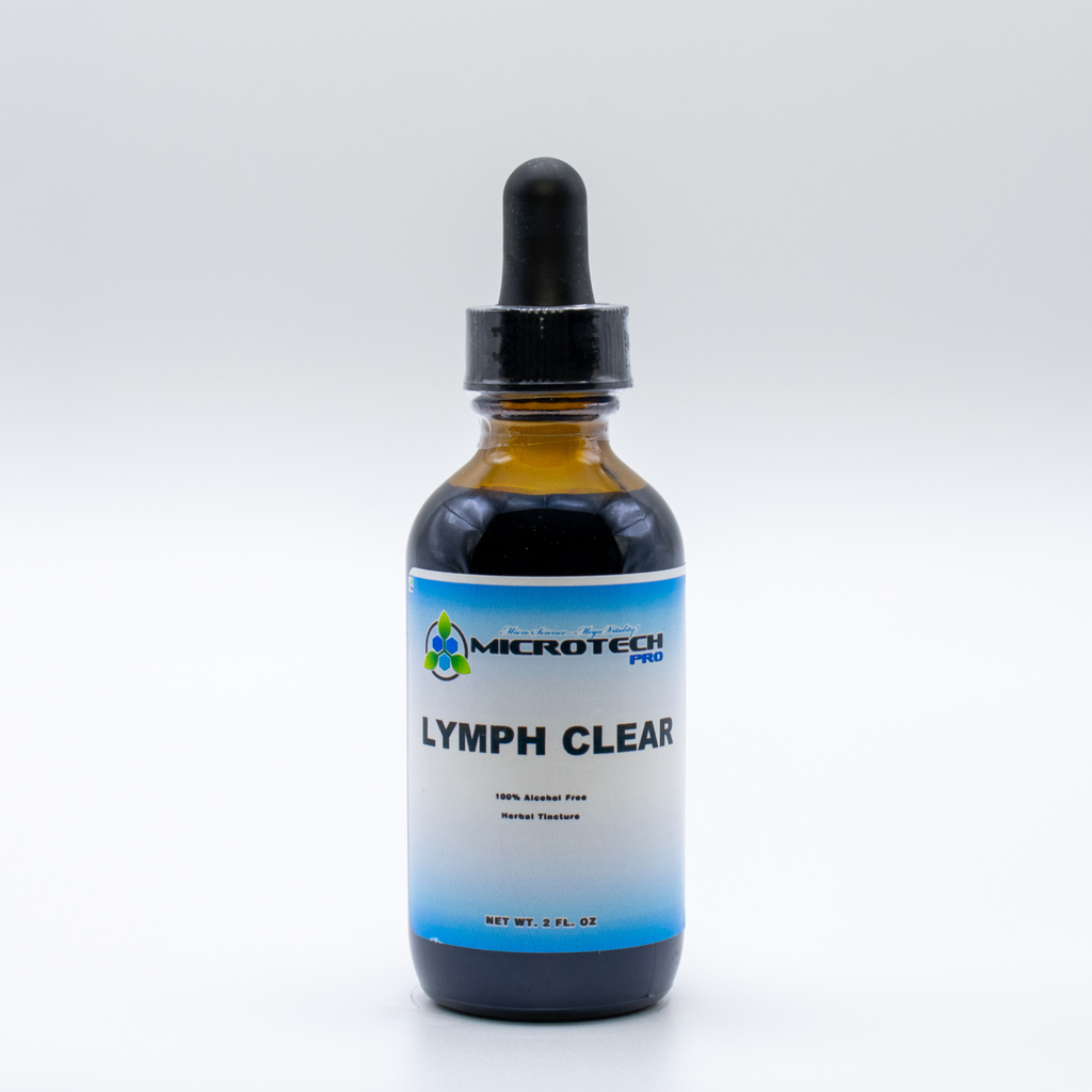 Lymph Clear lymphatic flow and immune support liquid supplement front bottle