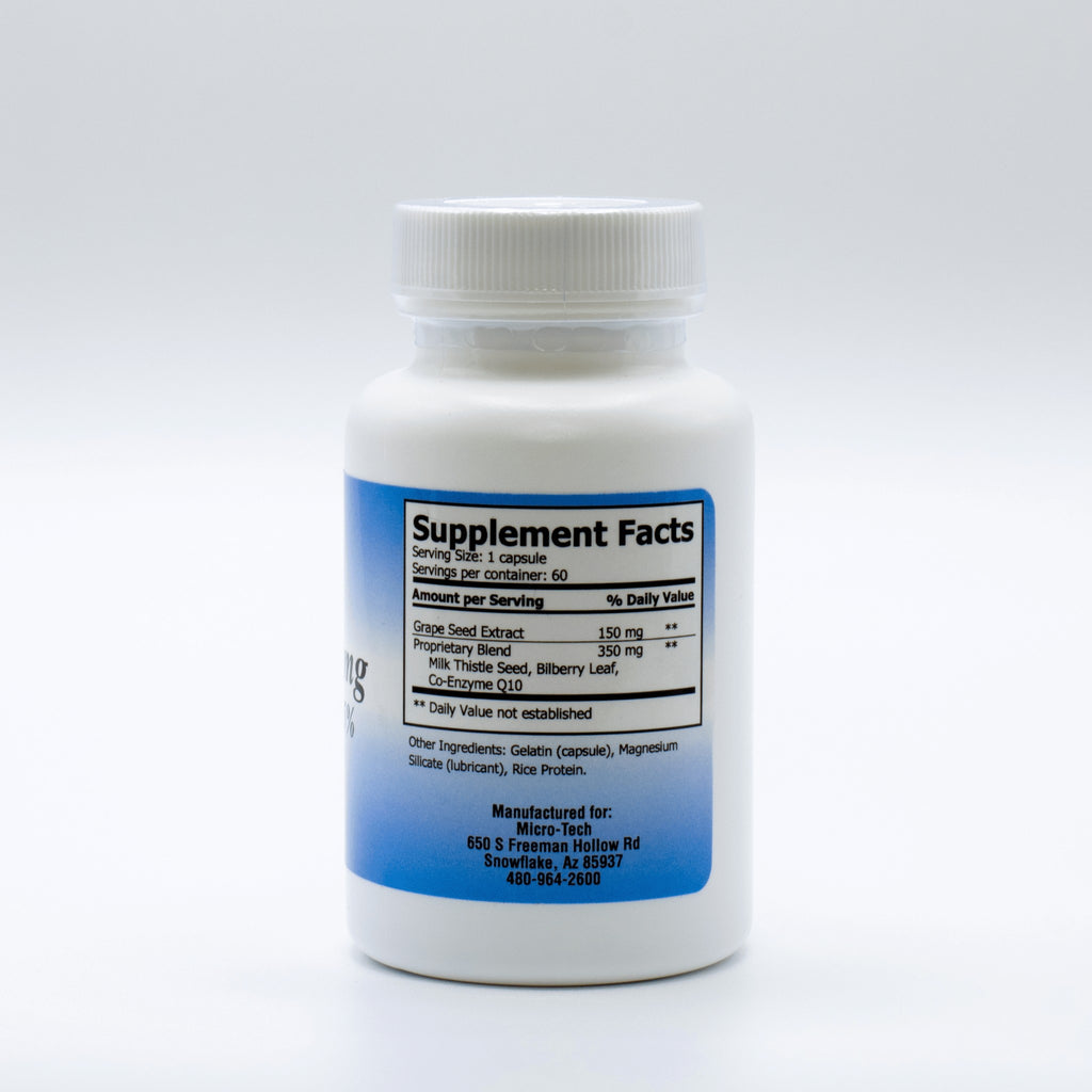 OPC 150 formula with grape seed extract CoQ10 and botanicals