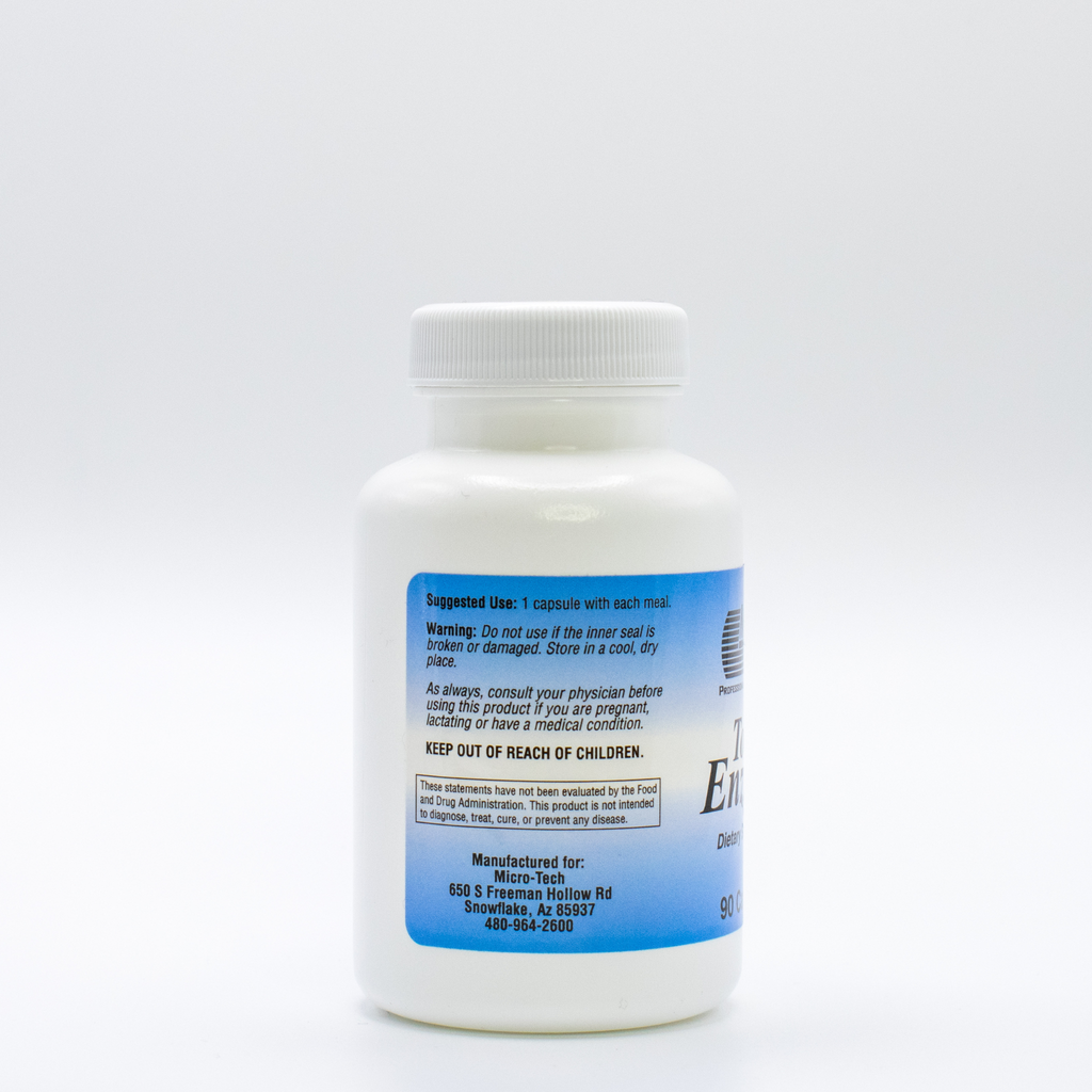 Total Enzyme digestive enzyme supplement used as part of a balanced daily wellness routine