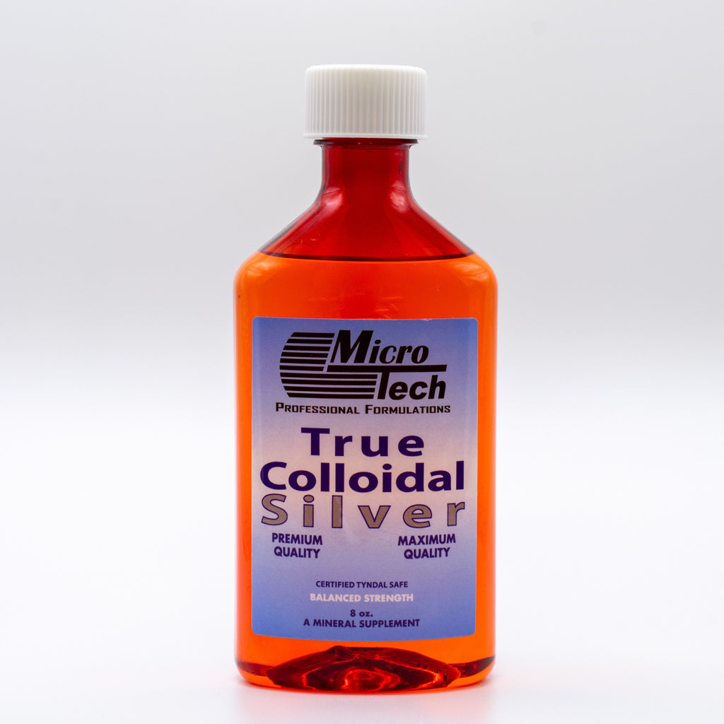 True Colloidal Silver 25 PPM liquid mineral supplement for immune system support